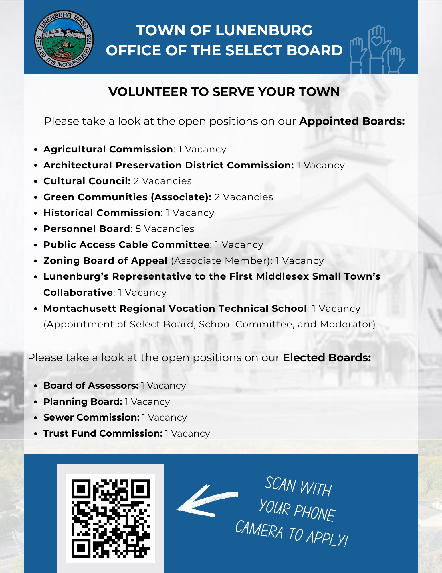 Volunteer Flyer for Boards and Commissions 